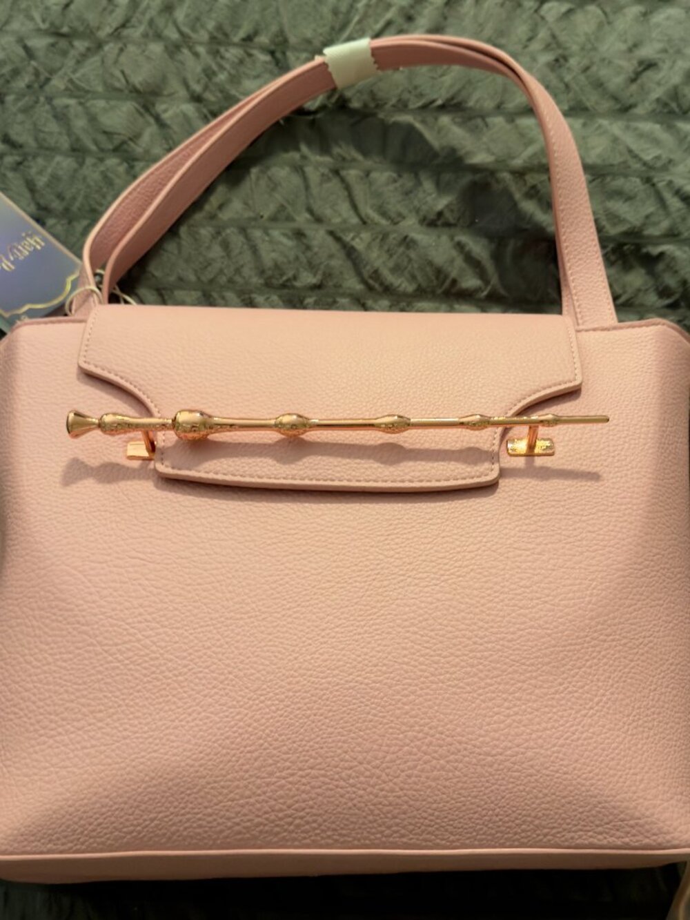 Harry Potter Elder Wand pink tote bag Loungefly